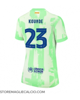 Barcelona Jules Kounde #23 Maglia Gara Terza Repliche 2024-25 Donna